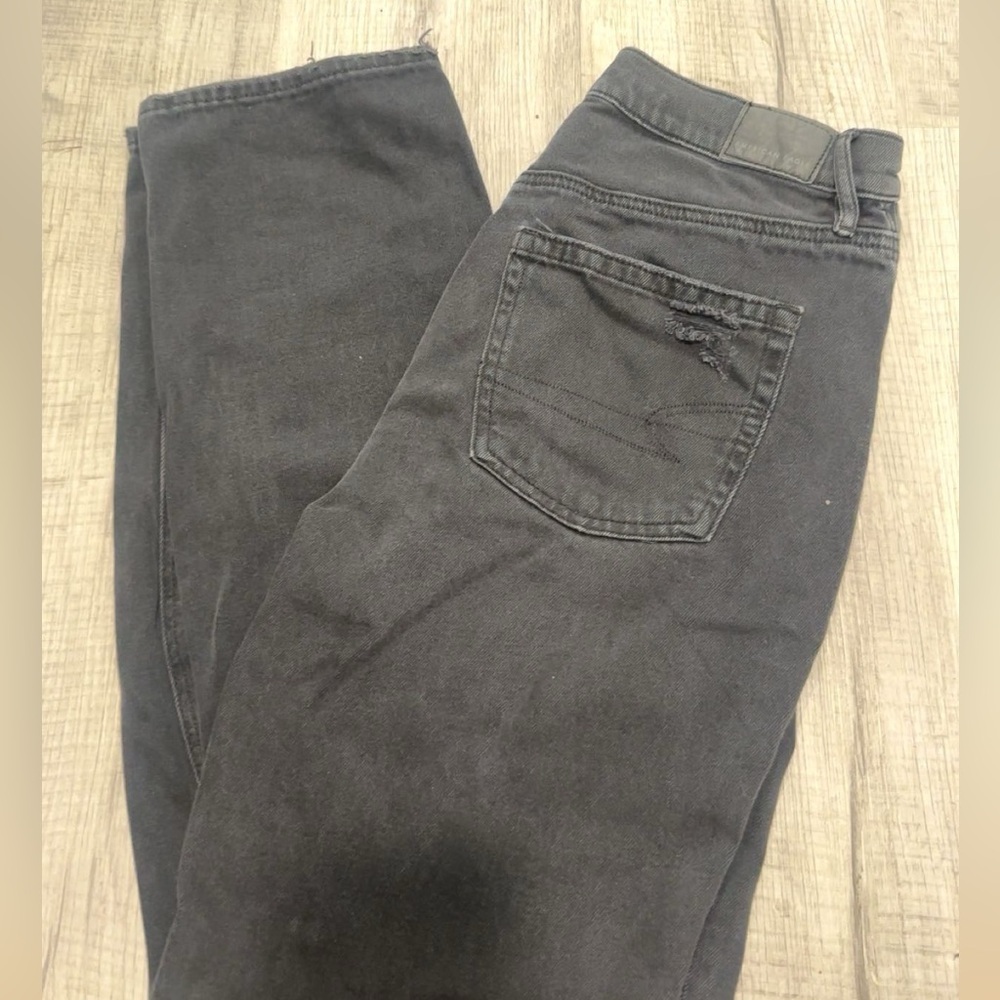 American Eagle Outfitters Dark Gray Straight Jeans